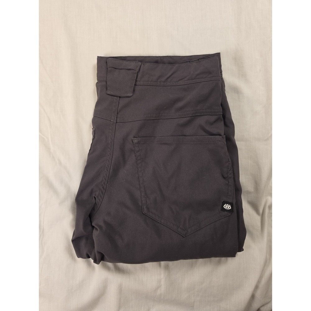 686 Pants Mens 32x32 Gray Everywhere Collection Relaxed Fit Travel Stretch Chino
